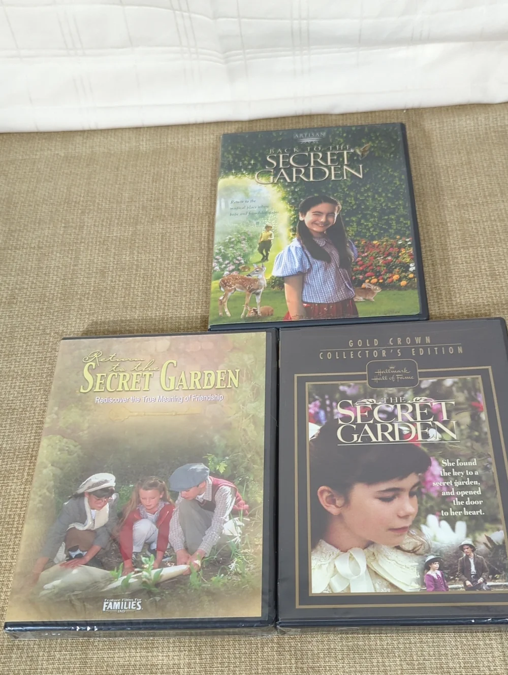 The Secret Garden DVD's X 3 (2 New Sealed, 1 Very Good)